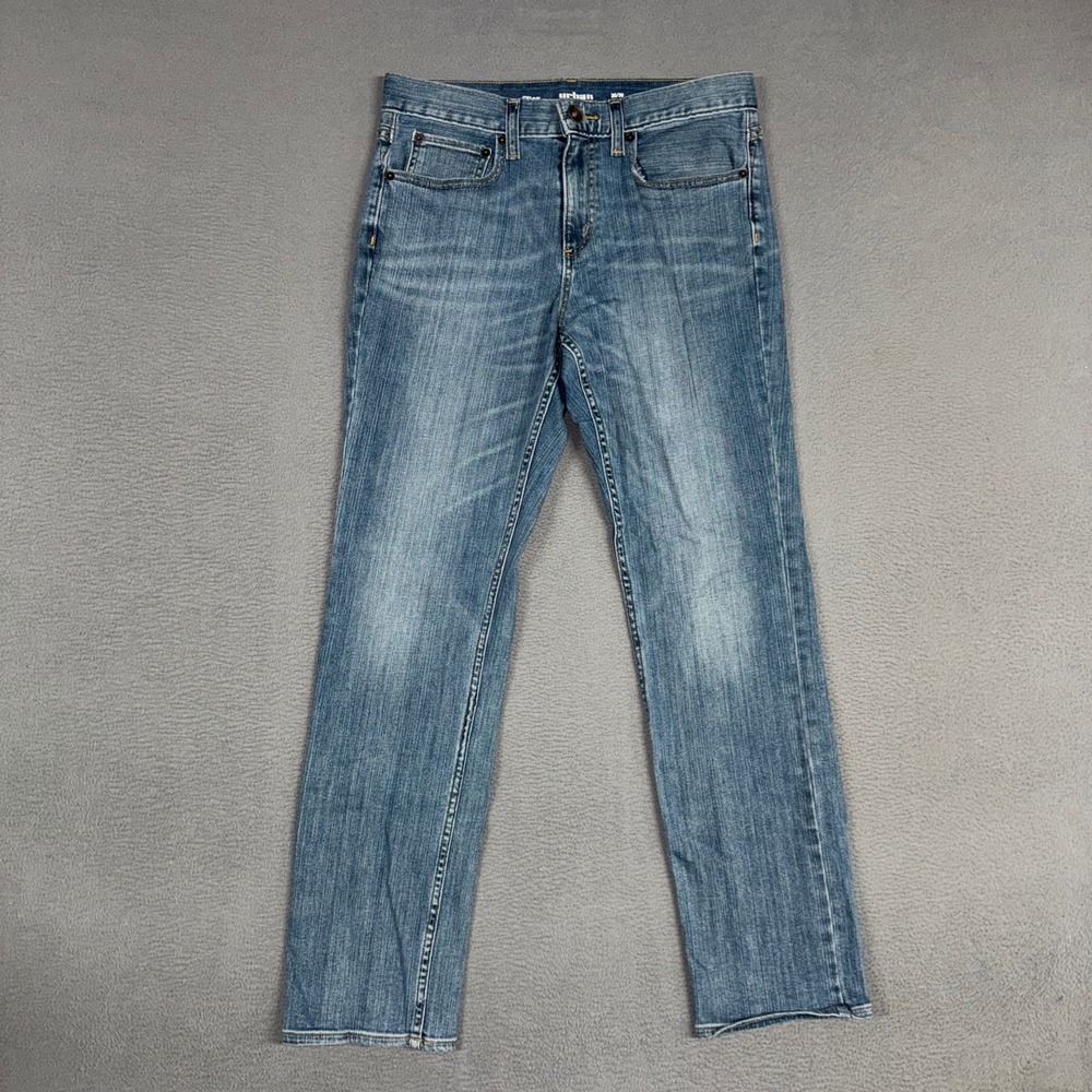 Urban Pipeline Jeans Mens 30x30 Blue Slim Straight Ultimate Flex Stretch Denim